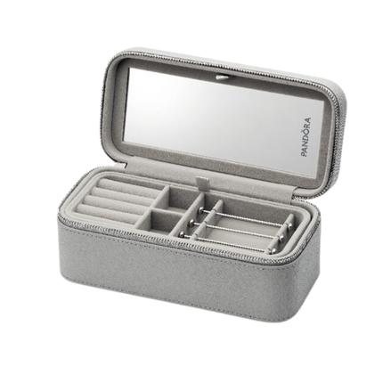 Reise Schmuckbox Grau