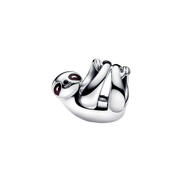 MOMENTS Faultier Charm Silber