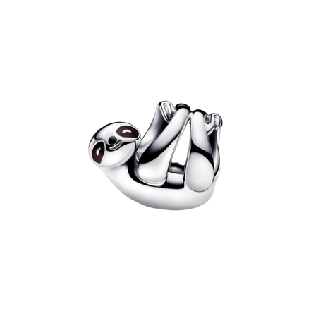 MOMENTS Faultier Charm Silber
