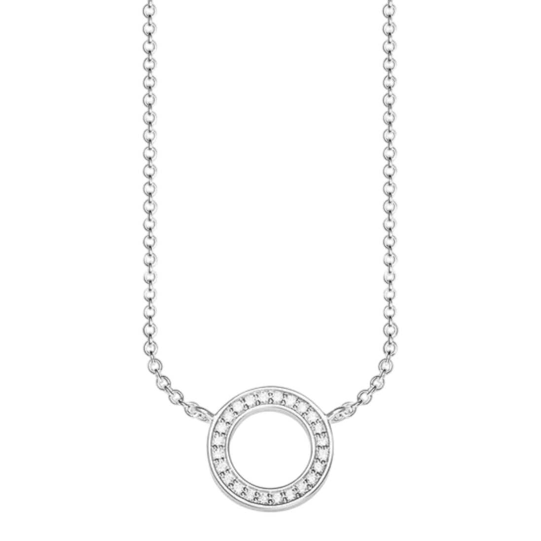 Collier "Kreis" Silber Zirkonia