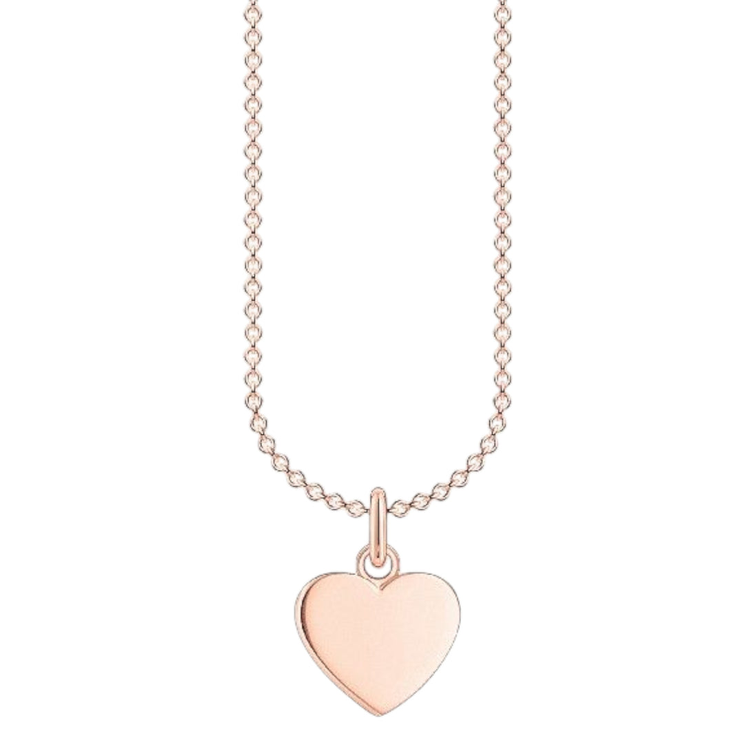 Kette "Herz" Silber rosévergoldet