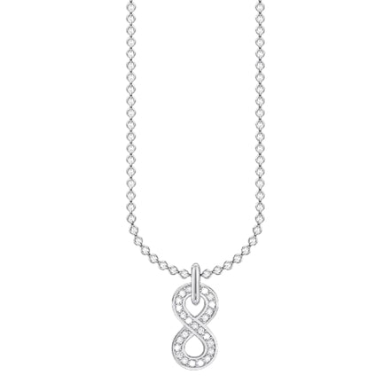 Kette "Infinity" Silber mit Zirkonia-Pavé