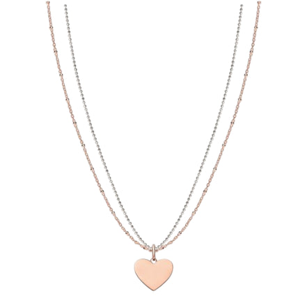 Kette mit Anhänger Silber rosévergoldet