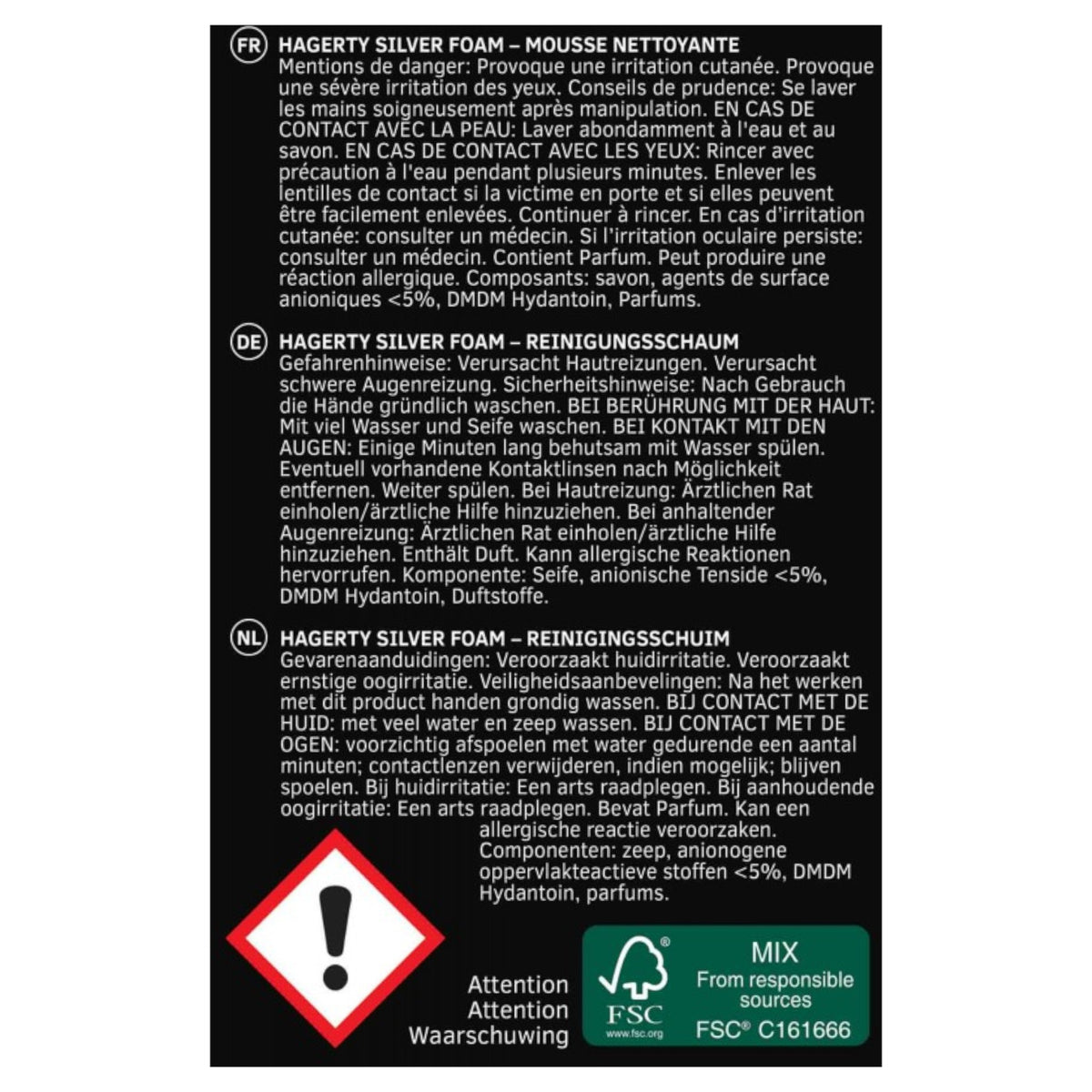 Silver & Multimetal Foam Reinigungsschaum