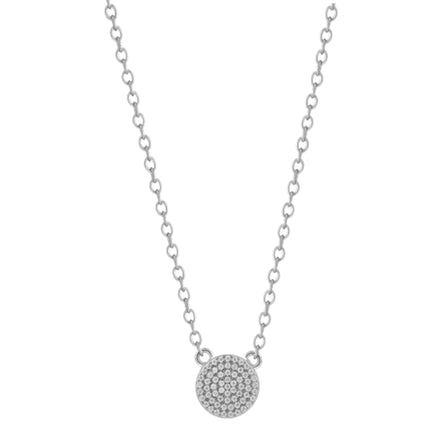 Kette "Poppy Glitz" silberfarben