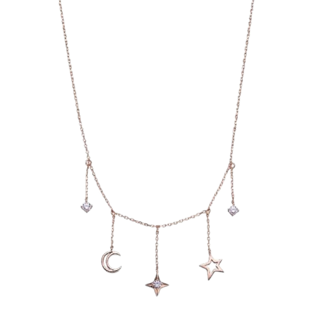 Kette Damen "Starnight" roséfarben