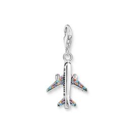 Flugzeug Halskette 925 Sterling Silber – Mit Wolken-Anhänger, Geschenk Für Reisende