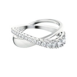 Swarovski Damen Ring Twist Rows Gr. 55 silber weiss 5563911 jetzt gunstig kaufen