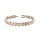 Boccia Damen Armband Titan, teilvergoldet 03023-02