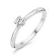 BLUSH Ring 14 Karat Weißgold mit Zirkonia 1187WZI