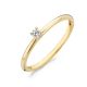 BLUSH Ring 14 Karat Gelbgold mit Zirkonia 1200YZI