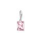 THOMAS SABO Charm-Anhänger pinker Stein 1920-051-9