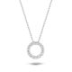 BLUSH Halskette 14 Karat Weißgold mit Zirkonia 3065WZI