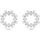 Swarovski Millenia Ohrstecker Rhodiniert Weiss 5601509