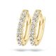 BLUSH Creolen 14 Karat Gelbgold mit Zirkonia 7134YZI