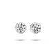 BLUSH Ohrstecker 14 Karat Weißgold mit Zirkonia 7258WZI