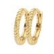 BLUSH Creolen 14 Karat Gelbgold 7265YGO