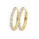 BLUSH Creolen 14 Karat Gelbgold mit Zirkonia 7270YZI