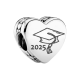 PANDORA Charm Abschluss 2025 silber gravierbar 792015_2025