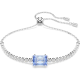 Matrix Tennis bracelet Mixed cuts Blue Rhodium plated 5693412_11488