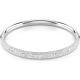 Meteora bangle Snow pav White Rhodium plated 5684241_8409