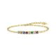 THOMAS SABO Armband Silber Vergoldet Bunte Steine Zirkonia SCA150331