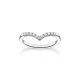 THOMAS SABO Ring V-Form Silber mit Zirkonia TR2394-051-14