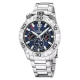 FESTINA Herrenuhr Chronograph Stahl blau F20743/1