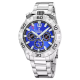 FESTINA Herrenuhr Chronograph Stahl blau F20743/3