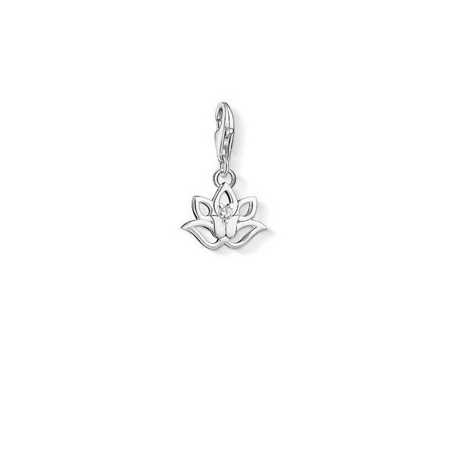 THOMAS SABO Charm Anhänger Avocado - 925 Silber Mit Emaille Und Zirkonia