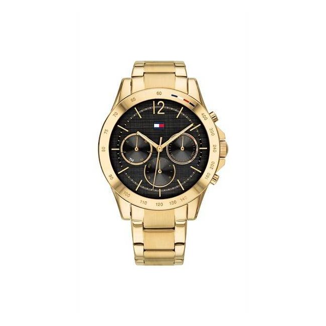 TOMMY HILFIGER Damenuhr CASUAL Edelstahl gelbgoldfarben - jetzt 