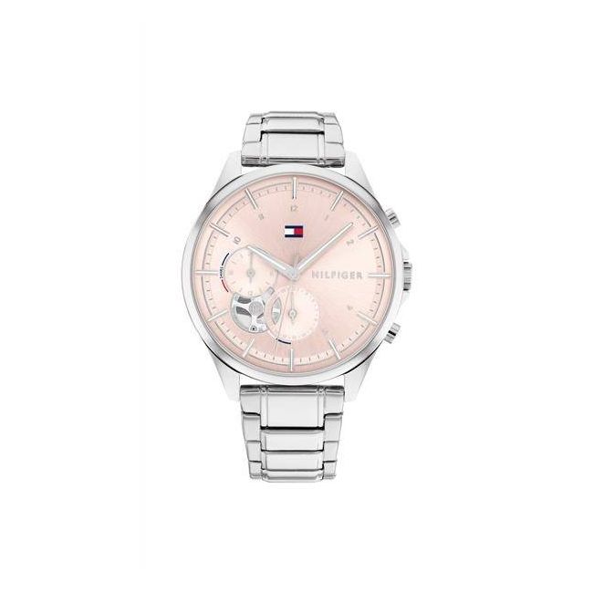 TOMMY HILFIGER Damenuhr QUINN Edelstahl silber rose 1782414