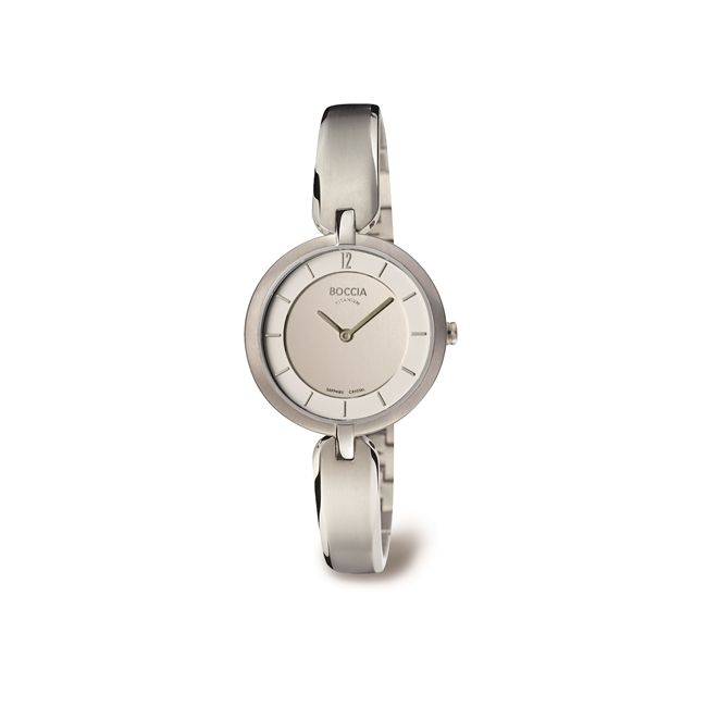 Gold Boccia Titan Boccia Damenuhr Keramik Boccia 3277-02 Ladies