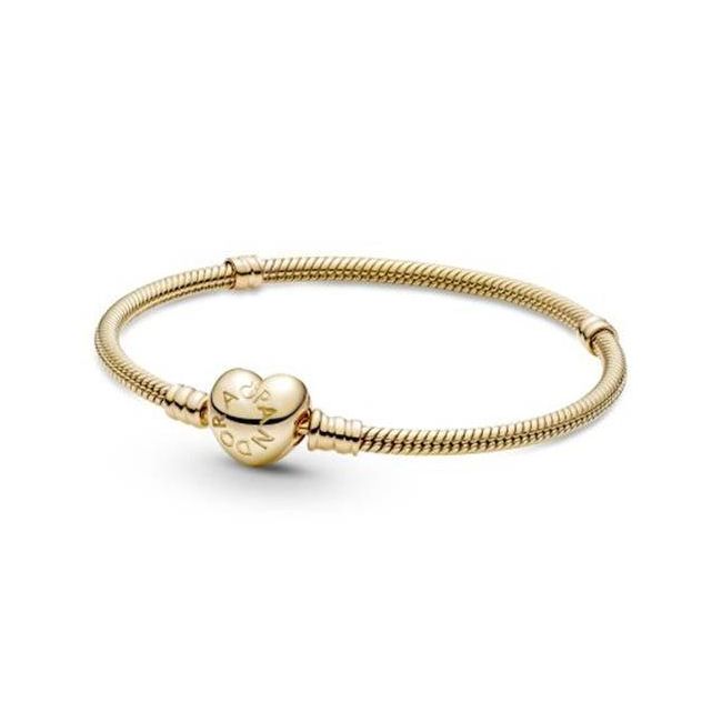 PANDORA Damen Armband Moments HerzverschluB 14k Gold jetzt gunstig kaufen