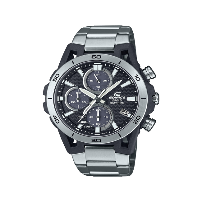 CASIO Uhr Edifice Schwarz Silber Carbon EFS S640D 1AVUEF jetzt gunstig kaufen