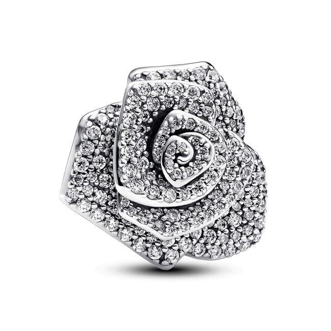 PANDORA MOMENTS Oversized Charm Funkelnde Rose 793245C01 - jetzt 