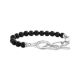 THOMAS SABO Armband Onyx Beads A2134-027-11-L19V