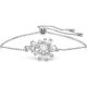 Swarovski Germa Armband, Blume, Weiß, Rhodiniert 5644684