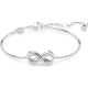 Hyperbola bracelet Infinity White Rhodium plated 5679664_8412