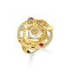 THOMAS SABO Ring Silber vergoldet Zirkonia TR2445-565-7